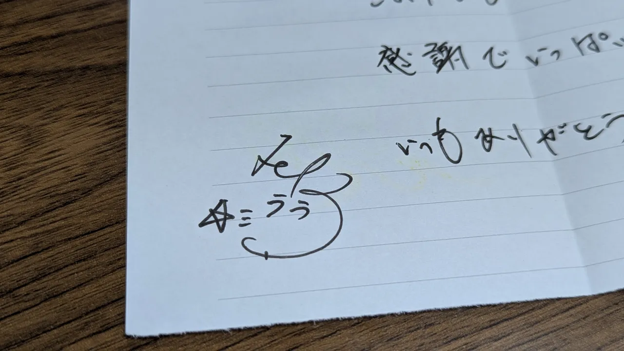ララ子のサイン