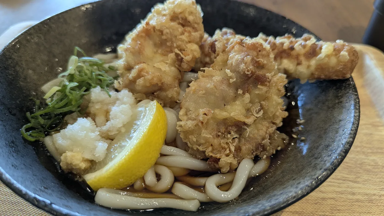 道の駅レスティ唐古・鍵 鶏天 唐揚げ 美味しい