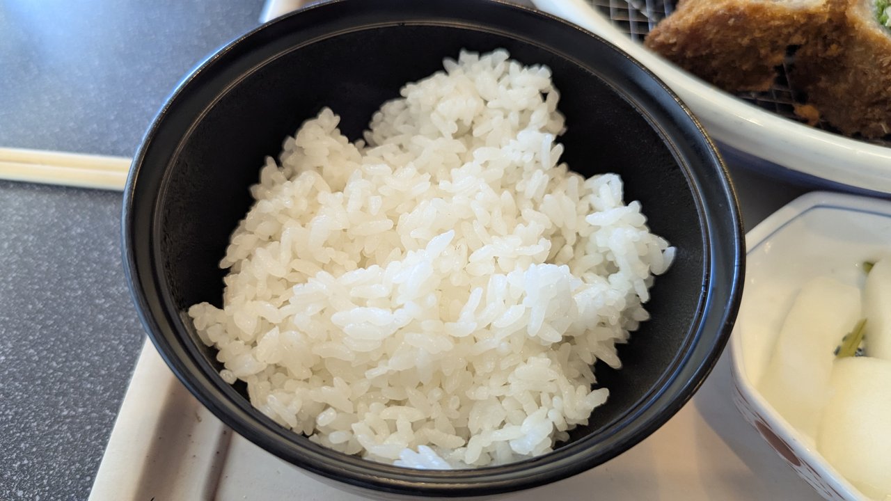 定食のごはん