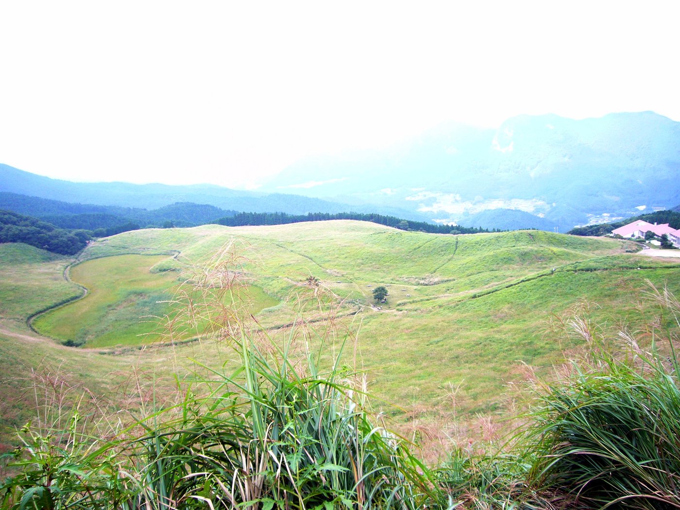 曽爾高原のお亀池周辺を見下ろした9月下旬の景色