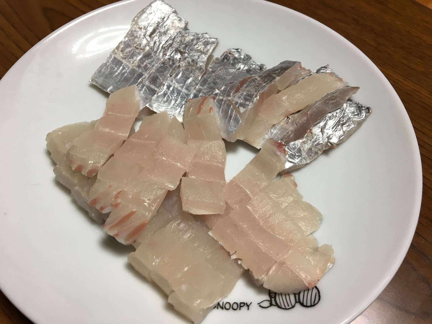 タチウオの刺身