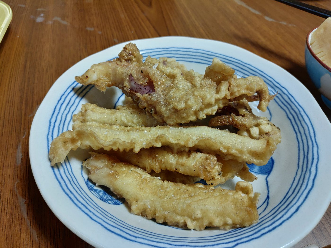 アオリイカの天ぷら